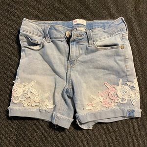 Girls SO Ombre Lace Jean Shorts Size 12
